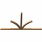 Ekena Millwork Richland Timber Gable Bracket, Western Red Cedar, 108"W x 58"H x 3 1/2"D x 3 1/2"F, 13/12 Pitch GBW108X58X0404RIC00SWR - alternate 2